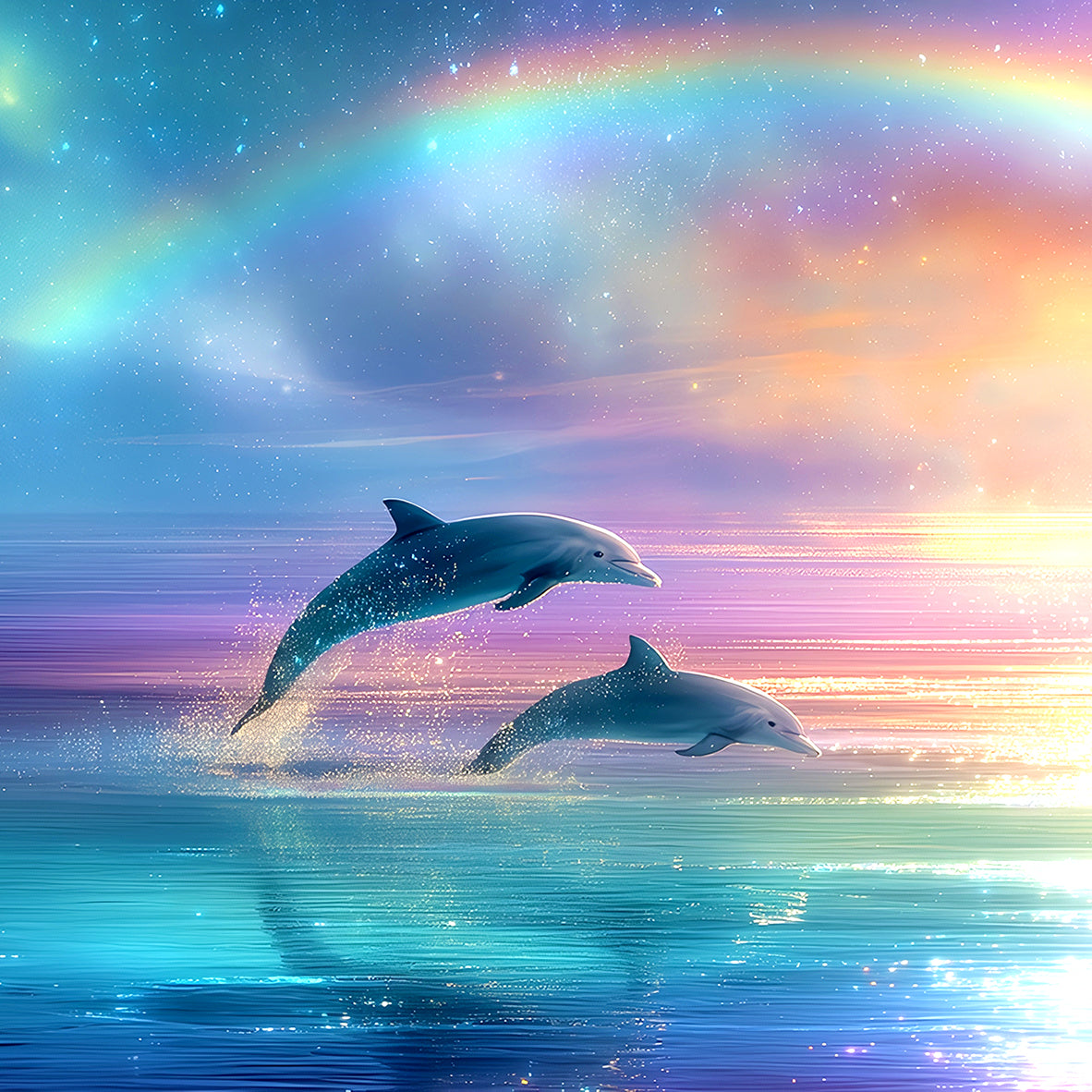 Rainbow Dolphins of Lemuria 528Hz